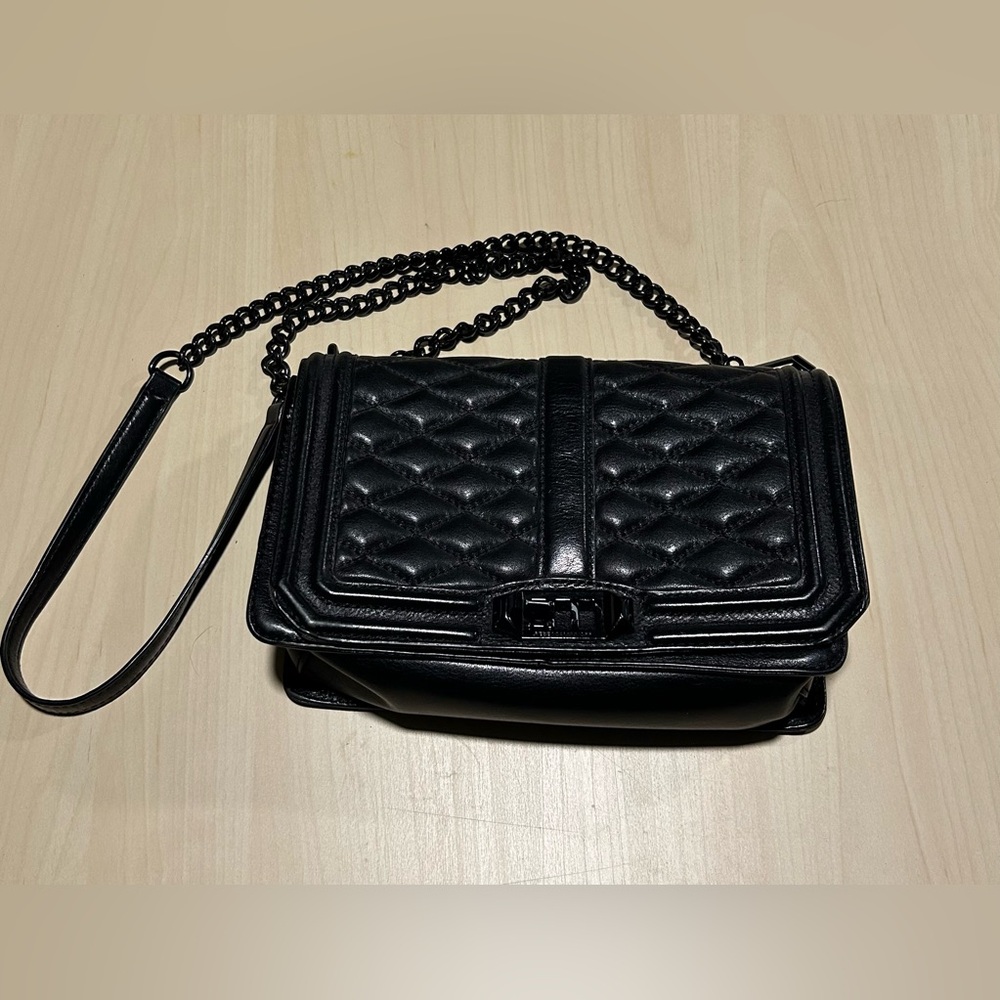 Rebecca Minkoff - small black leather handbag - Picture 8 of 11